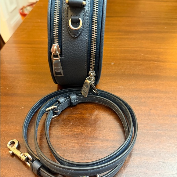 Coach Dark Denim Blue Crossbody Bag - Picture 5 of 8